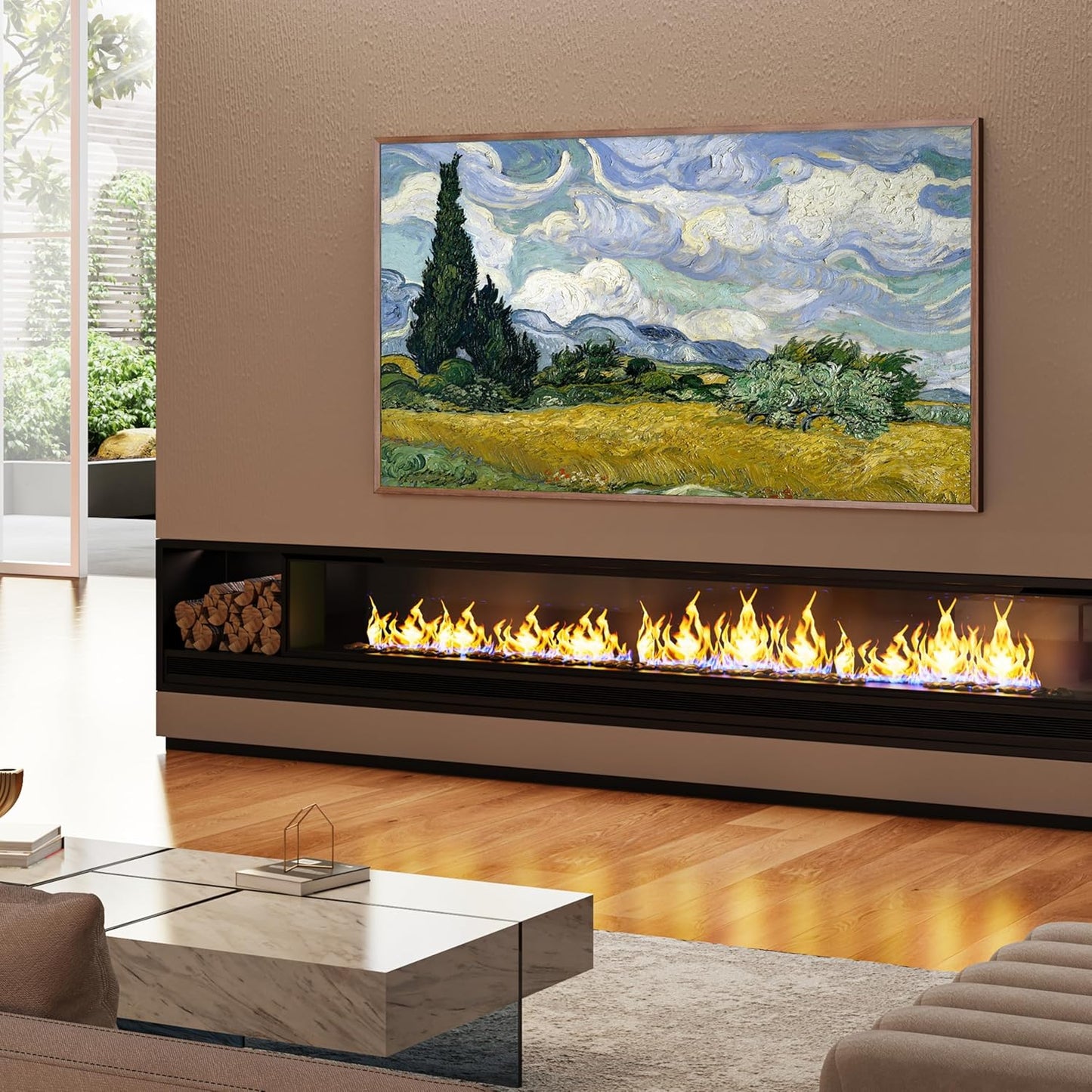 Hisense CanvasTV S7N 55" QLED 4K Google Smart TV — Art Mode, Hi-Matte, 144Hz, Dolby Vision