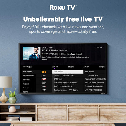 Hisense A4 32" HD Smart Roku TV — Dolby Audio, Full Array LED, Google Assistant, Alexa
