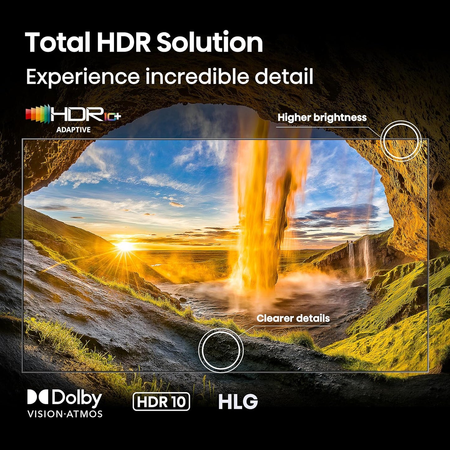 Hisense 50" E6 Cinema Series 4K Smart Fire TV 2025 — Hi-QLED, Dolby Vision, Dolby Atmos, Alexa