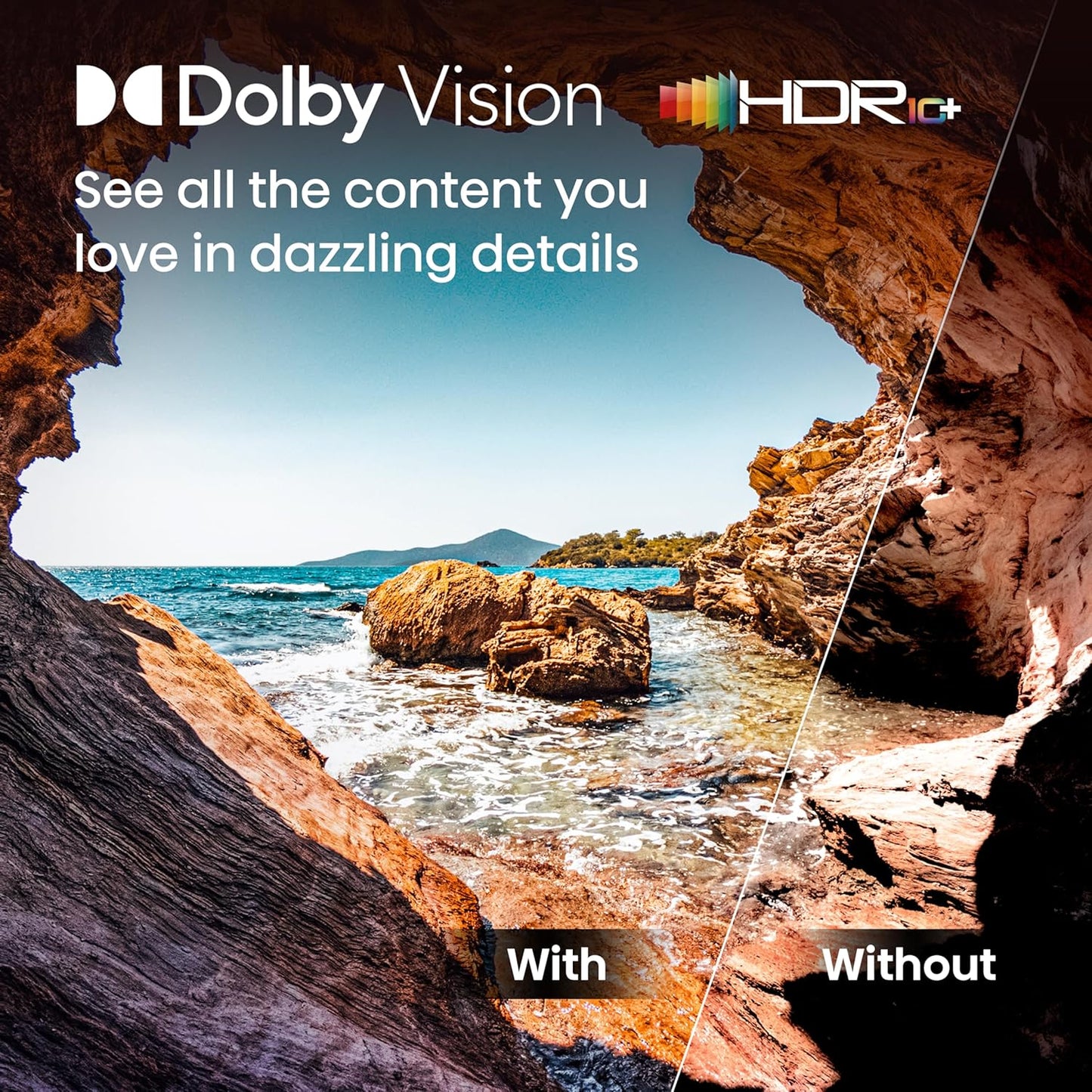 Hisense A7 55" 4K UHD Smart Fire TV 2025 — Dolby Vision, Dolby Atmos, VRR, Alexa