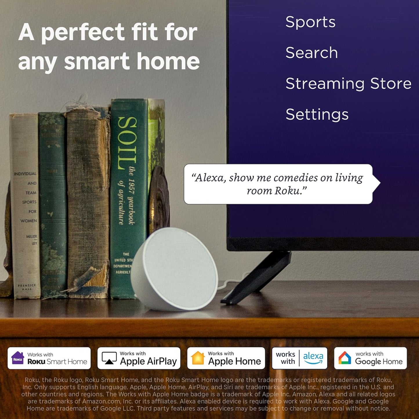 Roku 32" Select Series 1080p Full HD Smart TV — Voice Remote, Wi-Fi, Bluetooth Headphone Mode