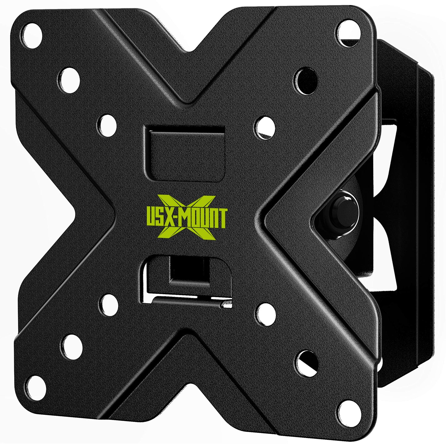 USX MOUNT UL Listed Full Motion TV Mount, Swivel Articulating Tilt TV Wall Mount for 26-65 Inch LED, 4K, Wall Mount Bracket with VESA 400x400mm Up to 77lbs, Perfect Center Design -XMM006-1